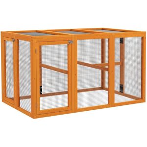 Pawhut - Wooden Chicken Coop with Combinable Design, for 1-3 Chickens