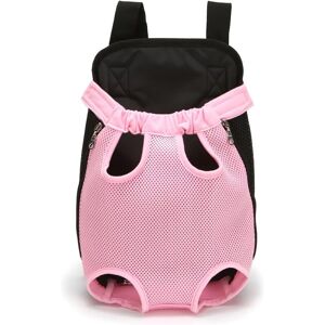 Memkey - Pet Backpack, Adjustable Pet Backpack, Dog Travel Bag, Pet Carrier Bag with Ventilated Design (m, Pink)