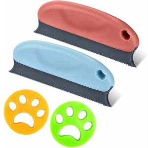 Héloise - Pet Hair Remover Paw+Pet Hair Remover Brush, Cleaning Anti Hair Ball, Reusable for Removing Cat and Dog Hair, Perfectly Remove Pet Hair on