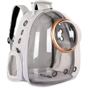 Groofoo - Pet Space Capsule Backpack, Small Medium Cat Puppy Dog Carrier, Transparent Breathable Heat Proof, Pet Carrier for Travel Hiking Walking