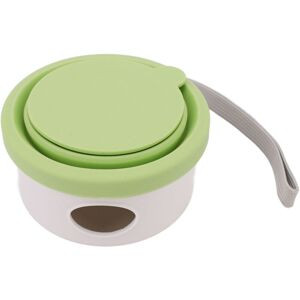 Groofoo - Portable Pet Silicone Bowl Foldable Multifunction Small Dog Water Bowl for Outdoors Travel Camping 150ml Green