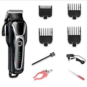 IKODM Promotion Dog Clippers for Long Thick Hair Electric Cordless Kit, Professional Dog Cat Animal Clippers, Pet Grooming Kit, Safe Sharp Blade, Low