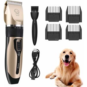 Tinor - Silent Dog Clipper, Cat Clipper, Long Thick Hair Dog Clipper, Pet Hair Clipper, Cordless Rechargeable Electric Professional Clipper for Dog,
