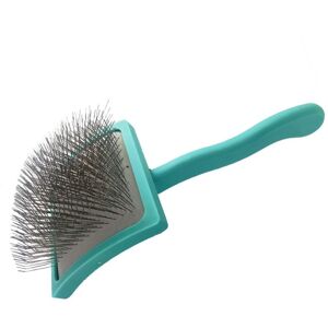 GROOFOO Slicker Brush for Long Haired Dogs - Poodles, Golden Doodles - Large Dog Pet Grooming Wire Brush and Deshedding