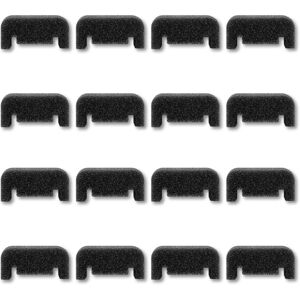 Sollbry - 16 Pack Cat Fountain Sponge Filter, Pet Foam Filter, Dog Cat Water Fountain Filter, Replacement Water Dispenser Filter Black