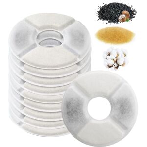 Sollbry - Water Fountain Filter 12PCS Replacement Filters for 1.6-2.5L Cat Dog Fountain Replacement Filters with Activated Carbon and Ion Exchange