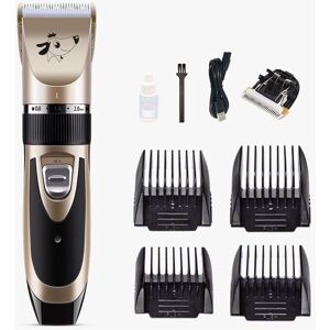 Memkey - Professional Dog Clipper for Long Thick Hair, Animal Noiseless Rechargeable Electric Hair Clipper for Dogs and Cats, Dog Clipper Set