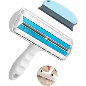 Héloise - Two Cat Dog Pet Hair Remover Brushes, Cleaning Brush Roller for Picking Up and Removing Pet Hair, Lint Roller, Hair Remover