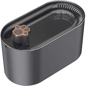 ZVD Fontaine à eau et distributeur d'eau pour chat fontaine à boire à circulation d'eau automatique intelligente led sans eau hors tension filtre