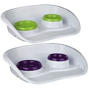 Plastic Bowl - Trixie - Splash-proof - Red - 0.25 l - 9 cm in diameter Plastic Bowl - Trixie - Splash-proof - Red - 0.25 l - 9 cm in diameter