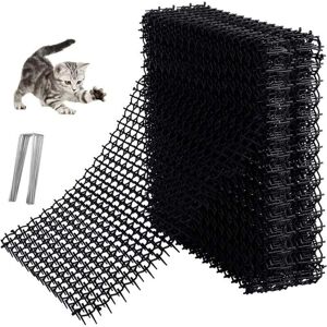 Mumu - 12 pieces anti-cat mats 15.5 x 20 cm, anti-cat spike, repels cats outdoors, anti-dog mat with spike, anti-cat barrier outdoors, powerful Mumu - 12 pieces anti-cat mats 15.5 x 20 cm, anti-cat spike, repels cats outdoors, anti-dog mat with spike, anti-cat barrier outdoors, powerful