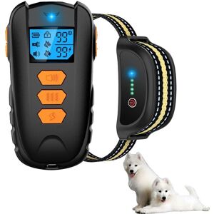 Ymyny - 1650ft Remote Control Dog Training Collar, IPX7 Waterproof Dog Training Collar with Beep, Vibration, Shock, Adjustable Vibration Level 0-99 Ymyny - 1650ft Remote Control Dog Training Collar, IPX7 Waterproof Dog Training Collar with Beep, Vibration, Shock, Adjustable Vibration Level 0-99