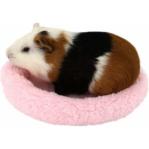 Héloise - 1pc Soft, Cozy Round Fleece Warm Hamster Bed Sleep Mat for Rat, Hedgehog, Squirrel, Guinea Pig, Small Animals (l, Pink) Héloise - 1pc Soft, Cozy Round Fleece Warm Hamster Bed Sleep Mat for Rat, Hedgehog, Squirrel, Guinea Pig, Small Animals (l, Pink)