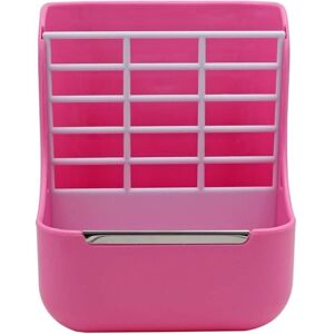 WOIYIC 2 in 1 Pet Feeder and Grass Frame for Rabbits, Chinchillas, Guinea Pigs, Small Animals, Bite-Proof with Fixed Set (Pink) WOIYIC 2 in 1 Pet Feeder and Grass Frame for Rabbits, Chinchillas, Guinea Pigs, Small Animals, Bite-Proof with Fixed Set (Pink)