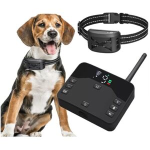 Cyslmuk - 2 in 1 Wireless Electric Dog Fence, Pet Boundary Containment System with Rechargeable Waterproof Receiver, Adjustable Dog Training Collar. Cyslmuk - 2 in 1 Wireless Electric Dog Fence, Pet Boundary Containment System with Rechargeable Waterproof Receiver, Adjustable Dog Training Collar.