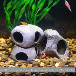 TORMATOR 2-Piece Aquarium Hideaway Rocks for Aquatic Animals to Breed, Play, and Rest Safe and Non-Toxic Aquarium Ornaments Decorative Ceramic Rocks for Bettas TORMATOR 2-Piece Aquarium Hideaway Rocks for Aquatic Animals to Breed, Play, and Rest Safe and Non-Toxic Aquarium Ornaments Decorative Ceramic Rocks for Bettas