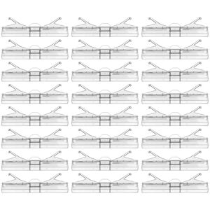 TLILY 24 Packs Bee Hive Trap,Clear Plastic Reusable Trap for Beekeeping Supplies TLILY 24 Packs Bee Hive Trap,Clear Plastic Reusable Trap for Beekeeping Supplies