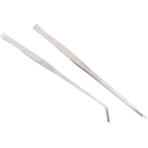 TLILY 2PCS 48cm Stainless Steel Tweezers Fish Tank Aquatic Plants Aquarium Tool Water Plant Curved Pliers Feeding Tongs TLILY 2PCS 48cm Stainless Steel Tweezers Fish Tank Aquatic Plants Aquarium Tool Water Plant Curved Pliers Feeding Tongs