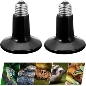 CYSLMUK 2PCS Reptile Heat Lamps Turtle Heating Lamp E27 Animals Infrared Ceramic Heater Bulb for Reptiles and Amphibians, Snake, Birds, Turtle (100W) CYSLMUK 2PCS Reptile Heat Lamps Turtle Heating Lamp E27 Animals Infrared Ceramic Heater Bulb for Reptiles and Amphibians, Snake, Birds, Turtle (100W)