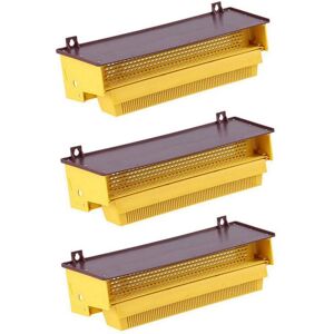 TLILY 3X Plastic Pollen Trap Bee Keeping Tools Tray Entrance Collector Beekeeper Beekeeping Supplies TLILY 3X Plastic Pollen Trap Bee Keeping Tools Tray Entrance Collector Beekeeper Beekeeping Supplies