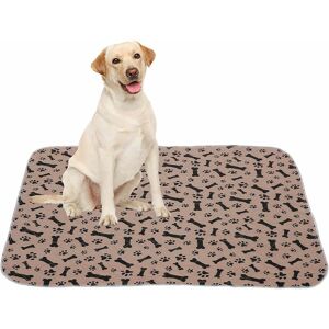 TINOR 4-Piece Trainer Mat for Dogs and Puppy Training Mats for Dogs Cleanliness Mats for Animals - Washable Reusable Absorbent Leak-Proof Non-Slip - Khaki TINOR 4-Piece Trainer Mat for Dogs and Puppy Training Mats for Dogs Cleanliness Mats for Animals - Washable Reusable Absorbent Leak-Proof Non-Slip - Khaki