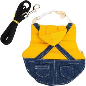 Csparkv - Adjustable and Breathable Rabbit Harness with Leash - Small Pet Walking Vest Csparkv - Adjustable and Breathable Rabbit Harness with Leash - Small Pet Walking Vest