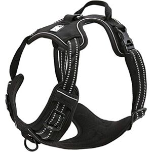 Tinor - Adjustable Reflective Dog Harness Deter Pulling Pet Vest Durable Car Nylon TLH5651 Dog Leash Husky (m) Tinor - Adjustable Reflective Dog Harness Deter Pulling Pet Vest Durable Car Nylon TLH5651 Dog Leash Husky (m)