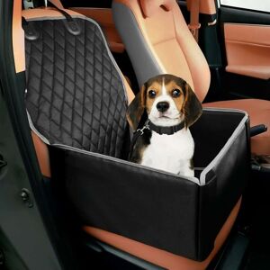 HÉLOISE ADOV Dog Car Seat, Waterproof Non-Slip Dog Car Cover with Solid Sides and Safety Leash for Pets, Easy to Install Comfortable for Travel with Small HÉLOISE ADOV Dog Car Seat, Waterproof Non-Slip Dog Car Cover with Solid Sides and Safety Leash for Pets, Easy to Install Comfortable for Travel with Small