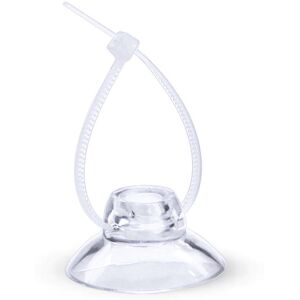 Alwaysh - 20 Pieces Aquarium Suction Cups for Fish Tank with 20 Adjustable Zip Ties for Binding Aquarium, Plants, Shrimp Nest Alwaysh - 20 Pieces Aquarium Suction Cups for Fish Tank with 20 Adjustable Zip Ties for Binding Aquarium, Plants, Shrimp Nest