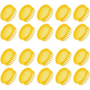 Alwaysh - 20 Pieces Bee Rearing Box Queen Bee Cell Cage Beekeeping Tool for Isolating Queen Bees Beekeeping Equipment Alwaysh - 20 Pieces Bee Rearing Box Queen Bee Cell Cage Beekeeping Tool for Isolating Queen Bees Beekeeping Equipment