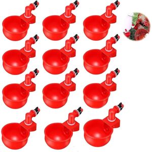 Alwaysh - Chicken Waterer,12 Pcs Automatic Poultry Waterer Automatic Chicken Waterers Watering Tool for Poultry Drinker Drinking Water for Chickens Alwaysh - Chicken Waterer,12 Pcs Automatic Poultry Waterer Automatic Chicken Waterers Watering Tool for Poultry Drinker Drinking Water for Chickens