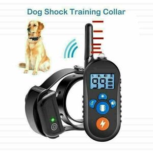 Cyslmuk - Anti-bark, for dogs - rechargeable, 3 modes vibration/shock/beep, range 800 meters, black Cyslmuk - Anti-bark, for dogs - rechargeable, 3 modes vibration/shock/beep, range 800 meters, black