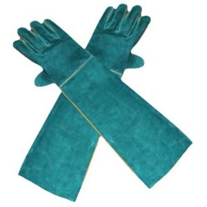 MCBOSON Anti-Bite Handling Gloves for Animals, Safety Leather Work Gloves for Bathing, Grooming, Handling Dogs, Cats, Birds, Snakes, Lizards, Reptiles MCBOSON Anti-Bite Handling Gloves for Animals, Safety Leather Work Gloves for Bathing, Grooming, Handling Dogs, Cats, Birds, Snakes, Lizards, Reptiles