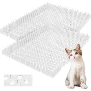 TEHTUY Anti-Cat Mat 12 Pack - 42cm×32cm Anti-Cat Mat with Spikes Outdoor, Mat for TEHTUY Anti-Cat Mat 12 Pack - 42cm×32cm Anti-Cat Mat with Spikes Outdoor, Mat for