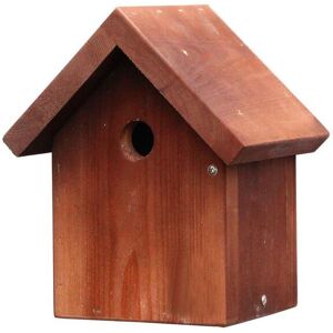 Apex Bird Box with 28mm Hole - European Redwood - L16.5 x W20 x H23.5 cm Apex Bird Box with 28mm Hole - European Redwood - L16.5 x W20 x H23.5 cm