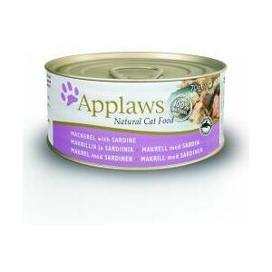 Applaws Mackerel Sardine Cat Food - Natural, Complete, 70g Applaws Mackerel Sardine Cat Food - Natural, Complete, 70g