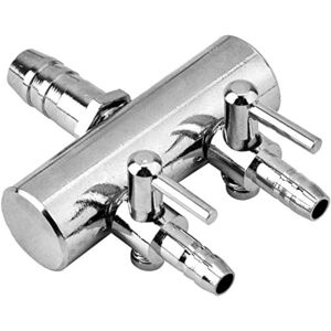 SJQKA Aquarium Air Flow Distributor, Aquarium Air Control Valve, Stainless Steel Aquarium Oxygen Distributor, Aquarium Air Pump Accessories (2 Way) SJQKA Aquarium Air Flow Distributor, Aquarium Air Control Valve, Stainless Steel Aquarium Oxygen Distributor, Aquarium Air Pump Accessories (2 Way)