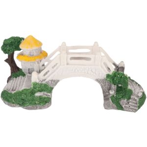 GROOFOO Aquarium Bridge Decoration Resin Craft Realistic diy Fish Tank Arch Bridge Landscaping for Fish Tank Ornaments GROOFOO Aquarium Bridge Decoration Resin Craft Realistic diy Fish Tank Arch Bridge Landscaping for Fish Tank Ornaments