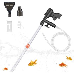 WOIYIC Aquarium Gravel Cleaner, 3 in 1 Aquarium Water Changer, with Air Pressure Button and Water Flow Controller for Changing Water, Washing Sand, Aquarium WOIYIC Aquarium Gravel Cleaner, 3 in 1 Aquarium Water Changer, with Air Pressure Button and Water Flow Controller for Changing Water, Washing Sand, Aquarium
