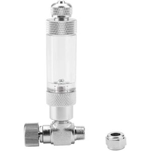 Memkey - Aquarium Needle Valve for Aquarium System, CO2 Regulator (Single Head Trim Valve + Anti-Backflow Bubble Counter, 3) Memkey - Aquarium Needle Valve for Aquarium System, CO2 Regulator (Single Head Trim Valve + Anti-Backflow Bubble Counter, 3)