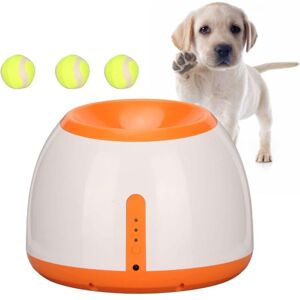 Longziming - Automatic Dog Ball Launcher, 3 Standard Size Tennis Balls Pet Flexible Ball Launcher for Interactive Dog Toys Longziming - Automatic Dog Ball Launcher, 3 Standard Size Tennis Balls Pet Flexible Ball Launcher for Interactive Dog Toys