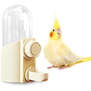GROOFOO Automatic Hanging Bird Water Bottle - No Drip Cage Mounted Waters Feeder for Parakeets, Cockatiels, Budgies, Lovebirds, Finches, Canaries, Parrots GROOFOO Automatic Hanging Bird Water Bottle - No Drip Cage Mounted Waters Feeder for Parakeets, Cockatiels, Budgies, Lovebirds, Finches, Canaries, Parrots