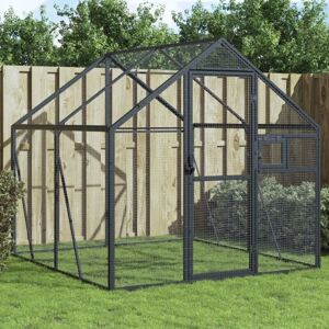 Vidaxl - Aviary Anthracite 1.79x2x1.85 m Aluminium Vidaxl - Aviary Anthracite 1.79x2x1.85 m Aluminium