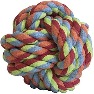 Ball for dog - GLORIA - Rope - 9-10 cm - Soft and durable Ball for dog - GLORIA - Rope - 9-10 cm - Soft and durable