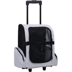 Foldable Multipurpose Pet Trolley Grey Vidaxl Foldable Multipurpose Pet Trolley Grey Vidaxl