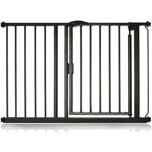 Bettacare - Auto Close Pet Gate, 111cm - 118cm, Matt Black, Pressure Fit Stair Gate for Dog & Puppy Bettacare - Auto Close Pet Gate, 111cm - 118cm, Matt Black, Pressure Fit Stair Gate for Dog & Puppy