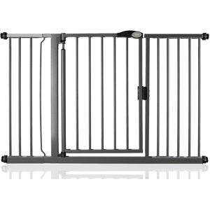 Bettacare Auto Close Pet Gate, 132.6cm - 139.6cm, Slate Grey, Pressure Fit Stair Gate for Dog & Puppy Bettacare Auto Close Pet Gate, 132.6cm - 139.6cm, Slate Grey, Pressure Fit Stair Gate for Dog & Puppy