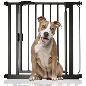 Bettacare - Auto Close Pet Gate, 75cm - 82cm, Matt Black, Pressure Fit Stair Gate for Dog & Puppy Bettacare - Auto Close Pet Gate, 75cm - 82cm, Matt Black, Pressure Fit Stair Gate for Dog & Puppy