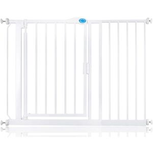 Bettacare - Auto Close Pet Gate, 111cm - 118cm, White, Pressure Fit Stair Gate for Dog & Puppy Bettacare - Auto Close Pet Gate, 111cm - 118cm, White, Pressure Fit Stair Gate for Dog & Puppy