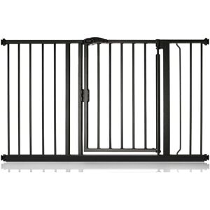Bettacare - Auto Close Pet Gate, 125.4cm - 132.4cm, Matt Black, Pressure Fit Stair Gate for Dog & Puppy Bettacare - Auto Close Pet Gate, 125.4cm - 132.4cm, Matt Black, Pressure Fit Stair Gate for Dog & Puppy